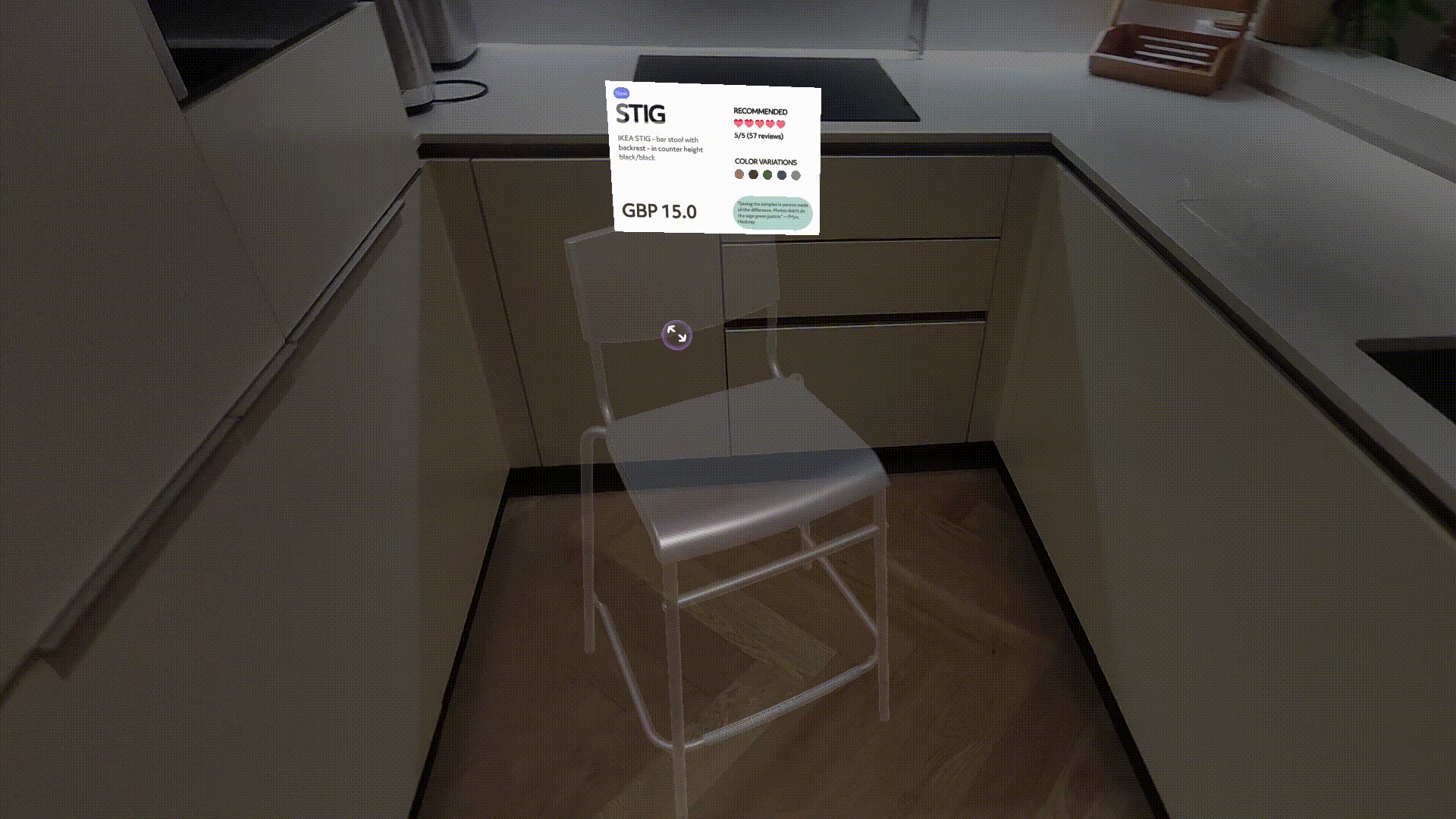 Two-way AR recommendations pushed to Spectacles